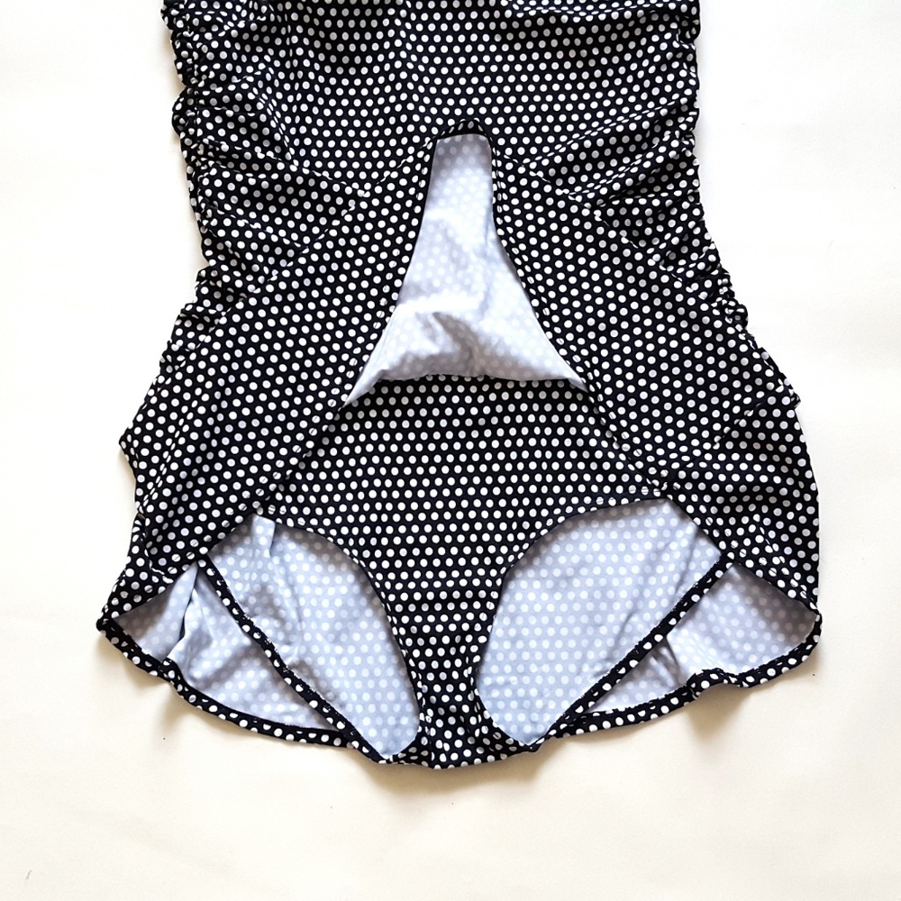 Women’s One Piece Halter Swimsuit Skirted - Picture 15 of 15